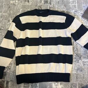 Brandy Melville Navy Striped Sweater
